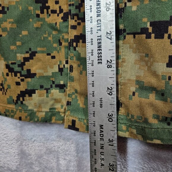 USMC Digital Woodland Camo Combat Jacket Size Medium BDU Cargo gorpcore outdoor - Picture 6 of 15